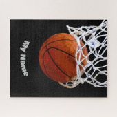 Basketball Ihr Name Puzzle (Horizontal)