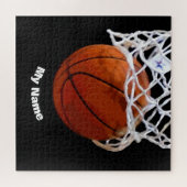 Basketball Ihr Name Puzzle (Horizontal)