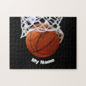 Basketball Ihr Name Puzzle (Horizontal)