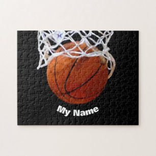 Basketball Ihr Name Puzzle
