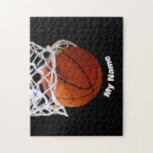 Basketball Ihr Name Puzzle (Vertikal)