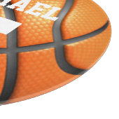 Basketball Ihr Name Schneidebrett (Ecke)