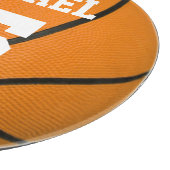 Basketball Ihr Name Schneidebrett (Ecke)