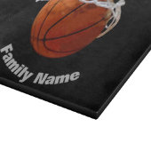 Basketball Ihr Name Schneidebrett (Ecke)