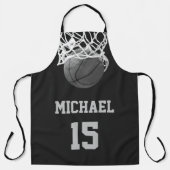 Basketball Ihr Name Schürze (Vorderseite)