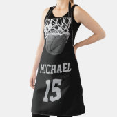 Basketball Ihr Name Schürze (InSitu)