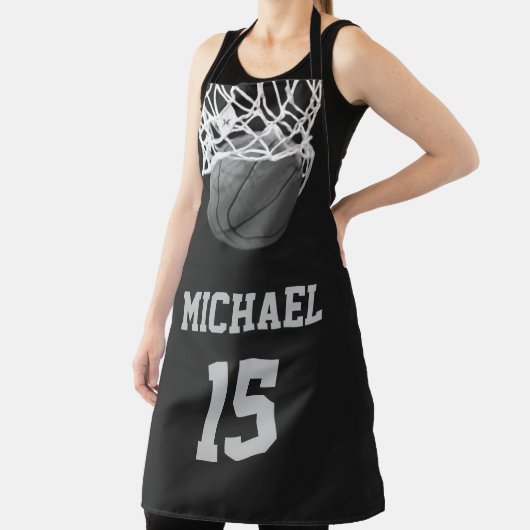 Basketball Ihr Name Schürze (InSitu)