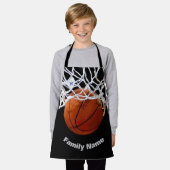 Basketball Ihr Name Schürze (Getragen)