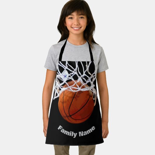 Basketball Ihr Name Schürze (Insitu)