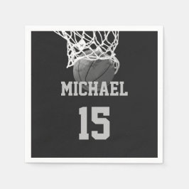 Basketball Ihr Name Serviette