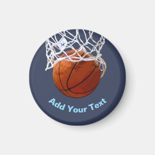 Basketball Ihr Name Text Nachricht Slogan Benutzer Magnet