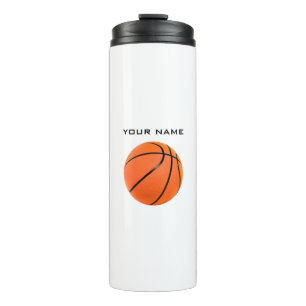 Basketball Ihr Name Thermosbecher