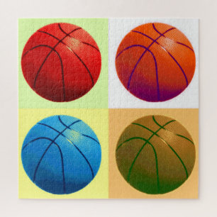 Basketball Illustration Malerei Pop Sport Puzzle