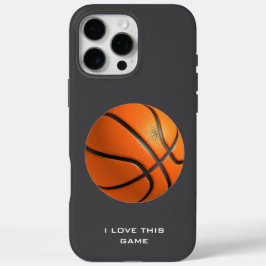 Basketball Illustration Malerei Sport iPhone 16 Pro Max Hülle