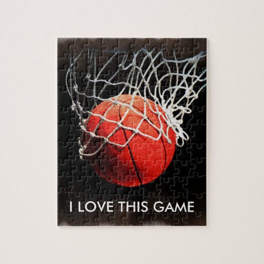 Basketball Illustration Malerei Sport Puzzle (Vertikal)