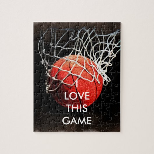 Basketball Illustration Malerei Sport Puzzle (Vertikal)