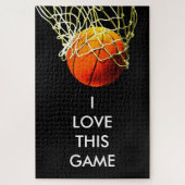 Basketball Illustration Malerei Sport Puzzle (Vertikal)