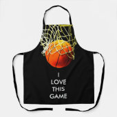 Basketball Illustration Malerei Sport Schürze (Vorderseite)