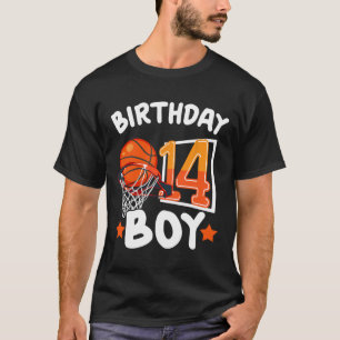 Basketball Im 14-jährigen 14. Geburtstag Junge Dek T-Shirt