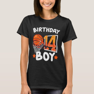 Basketball Im 14-jährigen 14. Geburtstag Junge Dek T-Shirt
