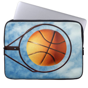 Basketball im Freien heißer Schuss, Laptopschutzhülle