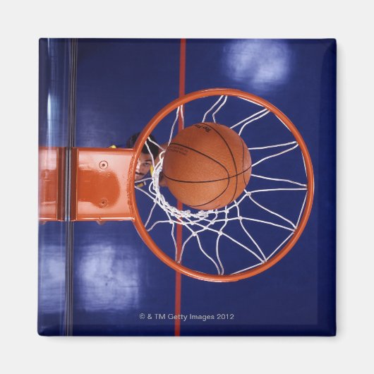 Basketball im Hocker Magnet (Vorne)