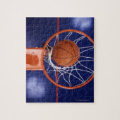 Basketball im Hocker Puzzle (Vertikal)