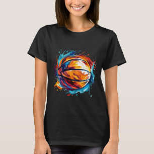 Basketball im Kunstdesign 1 T-Shirt