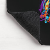 Basketball im Kunstdesign Mousepad (Ecke)