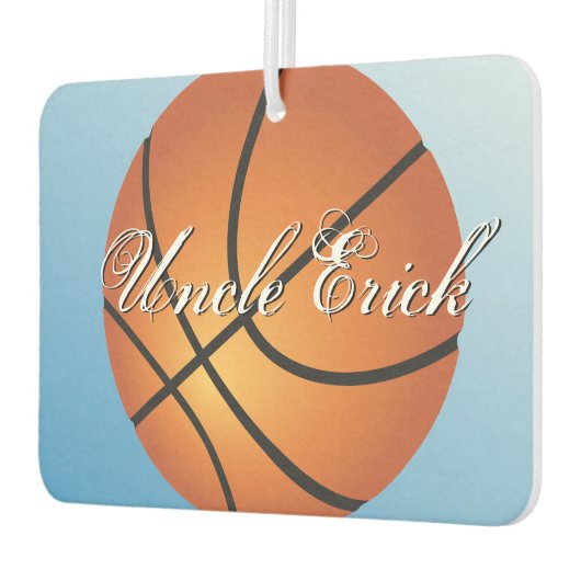 Basketball-Image 🏀 Monogram-Sonderaktion Autolufterfrischer (Links)