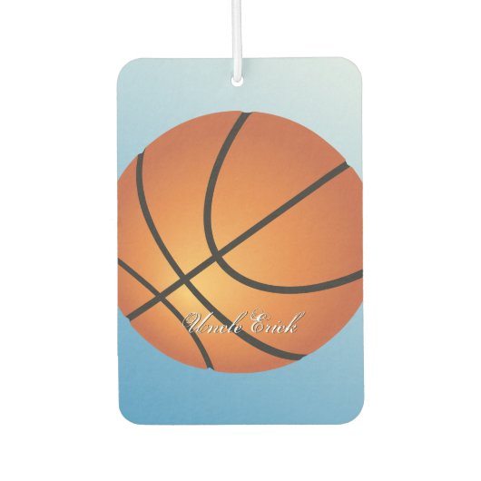Basketball-Image 🏀 Monogram-Sonderaktion Autolufterfrischer (Vorderseite)