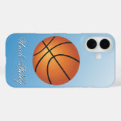 Basketball-Image 🏀 Monogram-Sonderaktion Case-Mate iPhone Hülle (Rückseite (Horizontal))