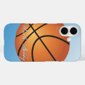 Basketball-Image 🏀 Monogram-Sonderaktion Case-Mate iPhone Hülle (Rückseite (Horizontal))
