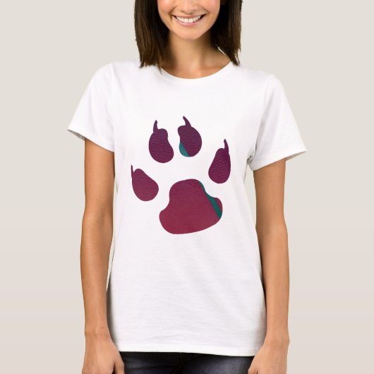 Basketball in Form eines Kies T-Shirt (Vorderseite)