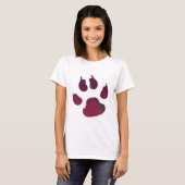 Basketball in Form eines Kies T-Shirt (Vorne ganz)