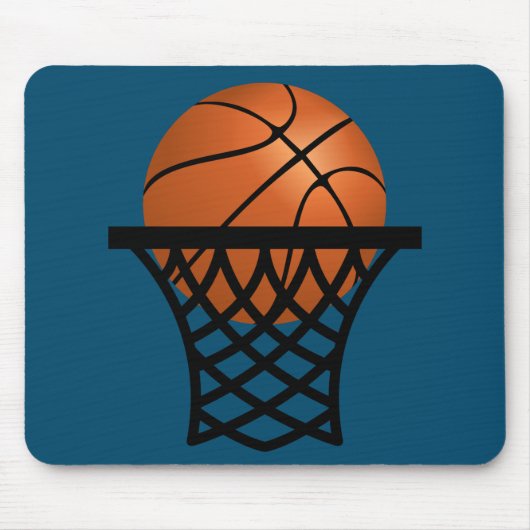 Basketball in Hoch Mousepad (Vorne)