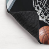 Basketball in Hoop Mousepad (Ecke)