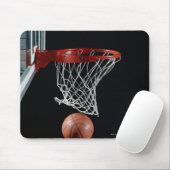 Basketball in Hoop Mousepad (Mit Mouse)