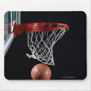Basketball in Hoop Mousepad