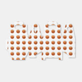 Basketball in orangefarbenem, schwarzem Leder Geschenkschachtel (Ungefaltet)
