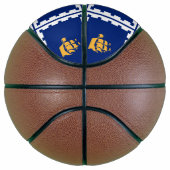Basketball in Originalgröße mit der Flagge von Qué (Rechts)
