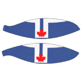 Basketball in Originalgröße mit Flagge von Toronto (Panele)