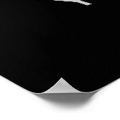 Basketball in Schattenposter drucken Poster (Ecke)