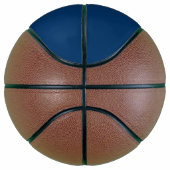 Basketball in voller Größe mit der Flagge Mazedoni (Rechts)