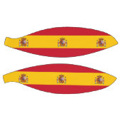 Basketball in voller Größe mit Flagge Spaniens (Panele)