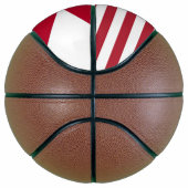 Basketball in Vollgröße mit Flagge von Alabama, US (Rechts)