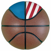 Basketball in Vollgröße mit Flagge von Oklahoma, U (Rechts)
