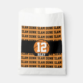 Basketball Individuelle Name Age Slam Dunk Geschenktütchen