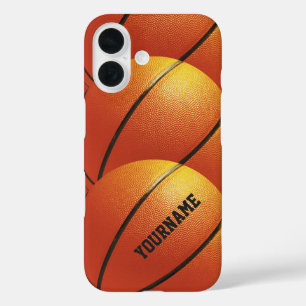 Basketball-individuelle Name iPhone 16 Hülle