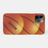 Basketball-individuelle Name Case-Mate iPhone Hülle (Rückseite (Horizontal))